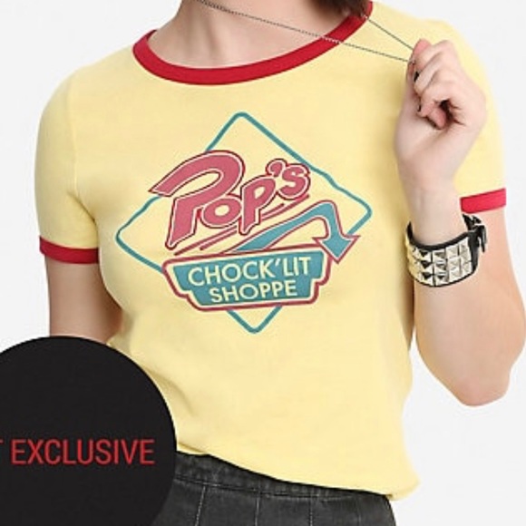 Hot Topic Tops Riverdale Pops Chocklit Shoppe Cosplay Shirt Poshmark